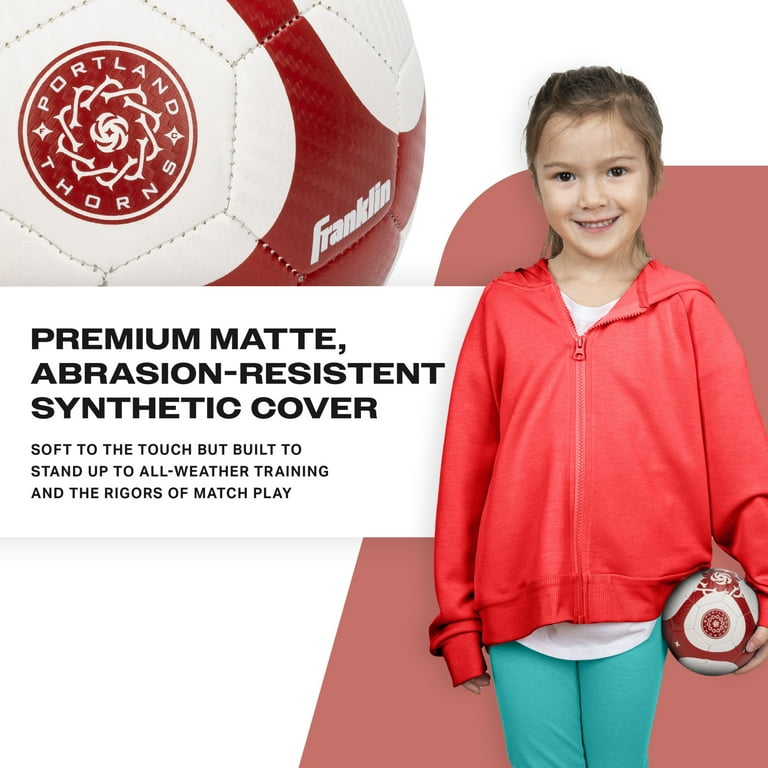 Franklin Sports NWSL Portland Thorns Soccer Ball - Kids Mini Size