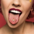 thumbnail image 6 of Body Candy 14G Women 316L Stainless Steel Cool Shades Bunny Mens Barbell Tongue Ring Body Piercing Jewelry 5/8”, 6 of 8