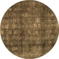 thumbnail image 1 of Ahgly Company Indoor Round Persian Brown Traditional Area Rugs, 5' Round, 1 of 4