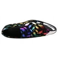 thumbnail image 3 of Santimon Men Genuine Leather Dress Shoes Printed Patent Oxford Shoes Feather Silver 5.5 US, 3 of 7