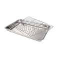 thumbnail image 1 of simhoa Baking Sheet and Rack Easy to Clean Baking Pan for Barbecue Household Frying 36x27 cm, 1 of 8
