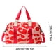 thumbnail image 4 of Bolsa Impermeable de Punto de Vaca Rojo Sandía, Bolso de Viaje de Gran Capacidad Plegable, 4 of 6