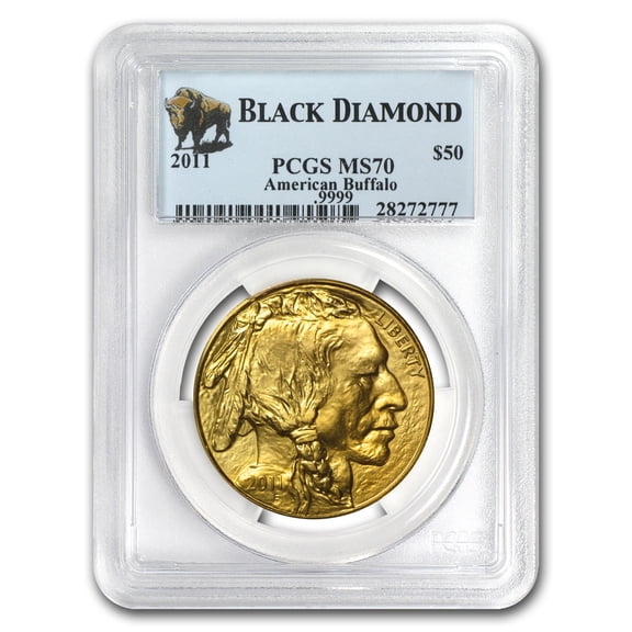2011 1 oz Gold Buffalo MS-70 PCGS (Black Diamond)