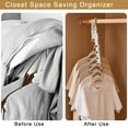 thumbnail image 5 of Travel Folding Clothes Drying Rack Multi-Functional Hanging Hangers with 5 Hanging Holes Portable Travel Hotel Coat Hanger for Travel, Hotel Apartment, Business Trips, and Home Use (3 Pack Grey）, 5 of 8