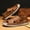Brown, variant on Simple Casual Men's Sandals, New Summer Style, Lightweight and Breathable for Daily Wear and Beach