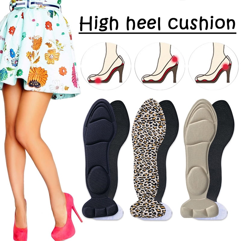 Details about   1 Pair Insole Pad Inserts Heel Post Back Breathable Anti-slip for High Heel Shoe 