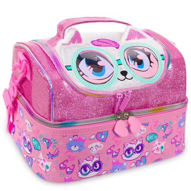 Bolsa Térmica para Almuerzo YOYTOO Infantil de Doble Piso con Diseño de Gato