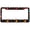 As The Picture 2, variant on 2pcs Red Lips Aluminum Tags Frames Premium License Plate Frames Solid Rust-Proof Holder for Front and Rear Car Tags With Screw Caps