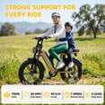 thumbnail image 5 of TST Electric Bike for Women, 750W Peak 1500W Motor, 48V15AH Battery, 20" x 4" Fat Tire, Hydraulic Disc Brakes, Tested to UL 2849 Standard by SGS, 5 of 9