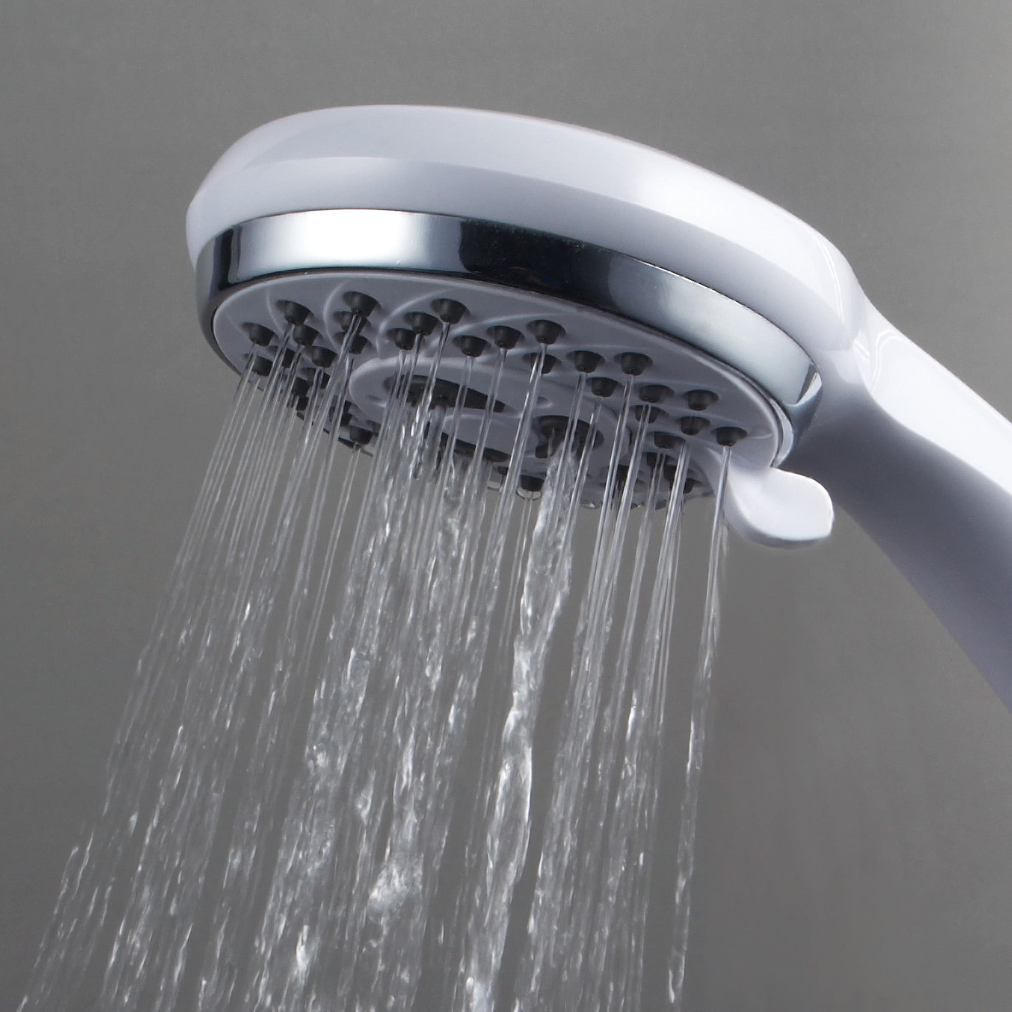 PowerSpa 4-Setting Deluxe Hand Shower, White