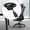 round 8x8cm, variant on Colaxi Office Chair Tilt Control Seat Mechanism Lift Lever Handle Sturdy Height Adjustable Heavy Duty for Bar Stool Furniture Chairs round 8x8cm