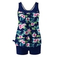 thumbnail image 5 of Levmjia Women's Swimsuit Two Piece Tankini Set Printed High Waisted Tummy Control Quick Dry Conservative Beach Vacation Pool Swimming, 5 of 5