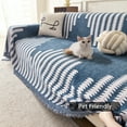 thumbnail image 6 of Smuge Sofa Cover, Couch Cover Protector Slipcover L Shape 3 Cushion Sofa Towel Sectional Throw Sofa Covers for Dogs Cats Home Decor(71"x 134", Navy), 6 of 8