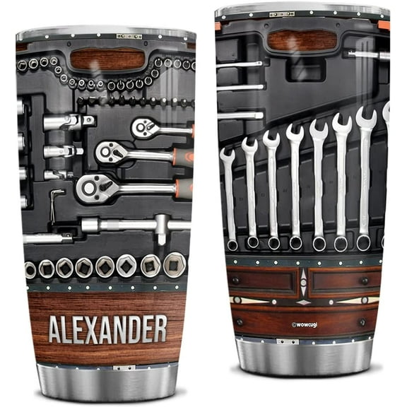 Mechanic Gifts For Men Mechanic Tumbler Stainless Steel Insulated Coffee Travel Mug Cup 20oz 30oz Birthday Christmas Father''s Day Mechanics Gift