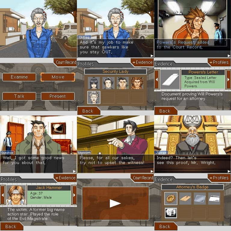 NDS Game Cartridge Phoenix Wright: Ace Attorney (US Version) DS