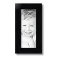 thumbnail image 2 of ArtToFrames 5" x 12" Satin Black Step Lip Picture Frame, 5x12 inch Black Wood Poster Frame (WOM-1452), 2 of 7