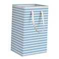 thumbnail image 4 of Cesto para la ropa sucia, organizador de juguetes y ropa, cesto para la colada, plegable, grande, de 75 l Azul, 4 of 9