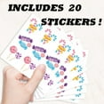 thumbnail image 3 of 180Pcs Candy Stickers 90x90mm Self-Adhesive Paper Decorative Stickers Waterproof Candy Canes Planner Decals for Eve Party Scrapbook Calendar Journals Crafting Decor, 3 of 8