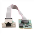 thumbnail image 2 of 2X Mini PCIe 2.5G Ethernet Card RJ45 Network Adapter Gigabit Network Adapter Mini Pci-E 2500Mbps RJ45, 2 of 8