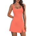 thumbnail image 3 of WIHOLL Summer Dresses For Women Sleeveless Athletic Bodycon Mini Tennis Yoga Workout Graduation Dress With Pockets, 3 of 11