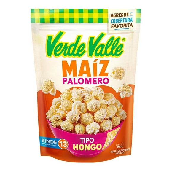 Maiz palomero Verde Valle Verde Valle tipo hongo 300 gr
