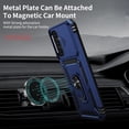 thumbnail image 2 of for Samsung Galaxy A25 5G Case with Camera Lens Cover, HD Screen Protector, 10 FT Military Grade Drop Protection, Magnetic Ring Holder Kickstand Protective Phone Case for Galaxy A25 5G ,Navy Blue, 2 of 12