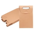 thumbnail image 1 of 32 Pcs Bolsas de Regalo de Papel Kraft, Bolsas de Regalo de Pie con Asas y Lazo Reutilizables para Fiestas (Marrón Claro), 1 of 7
