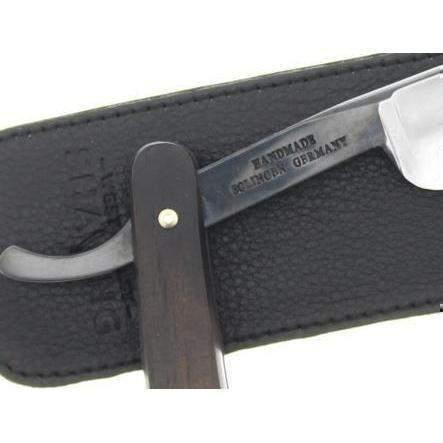 WCS Ebony Wood Straight Razor, 5/8 Carbon Steel