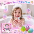 thumbnail image 2 of Bombas de baño Bofuoos Unicorn con juguetes sorpresa, 9 paquetes para niños, 2 of 7