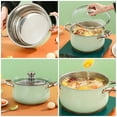 thumbnail image 2 of Stainless Steel Soup Pot Pans Saucepan Pot with Lid Soup Bowl Stock Pan Kitchen Ramen Pot Stainless Steel Stock Pot, 2 of 5