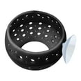 thumbnail image 2 of Aquarium Decorations Fish Tank Tunnel, 1 Pack, Floating Betta Cave with Suction Cup, Hideout for Small Fish Shrimp, Black, 3.1 x 2 Inch, 2 of 5