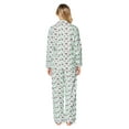 thumbnail image 3 of Casual Nights Women's Flannel Long Sleeve Button Down Pajama Set, 3 of 5