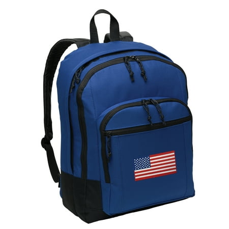USA Flag Backpack BEST MEDIUM American Flag Backpack School (Best Places To Backpack In America)