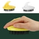 thumbnail image 3 of Yuarrent Cepillo para champú, masajeador para cabeza de cuero cabelludo, pequeño, cómodo, multiusos, ahorro de tiempo, depurador Juegos de accesorios de baño Amarillo, 3 of 6