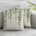 thumbnail image 3 of COMIO  Green Plants Throw Pillow Cover Green Leaf Decorative Pillowcase Square Farmhouse Country Pillow Case Cushion Covers for Home Bedroom Office Sofa Car Couch Chair Decor, 3 of 5