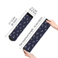 thumbnail image 4 of Fuzoiu Anchor Print Adult Socks, Crew Moisture-wicking Socks, Unisex Cushion Crew Socks,Casual Sports Ankle Socks, 4 of 7