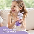 thumbnail image 5 of Fijinhom 12oz Kids Water Bottle with Straw, Stainless Steel, BPA-Free, Leak-Proof, Vacuum Insulated for School or Travel, Gradient Purple, 5 of 8