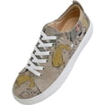 thumbnail image 4 of Dogo Vegan Leather Sneakers for Women - Handmade and Unique Fashion Sneakers for Women, Artisan Design, Size 7, 4 of 5