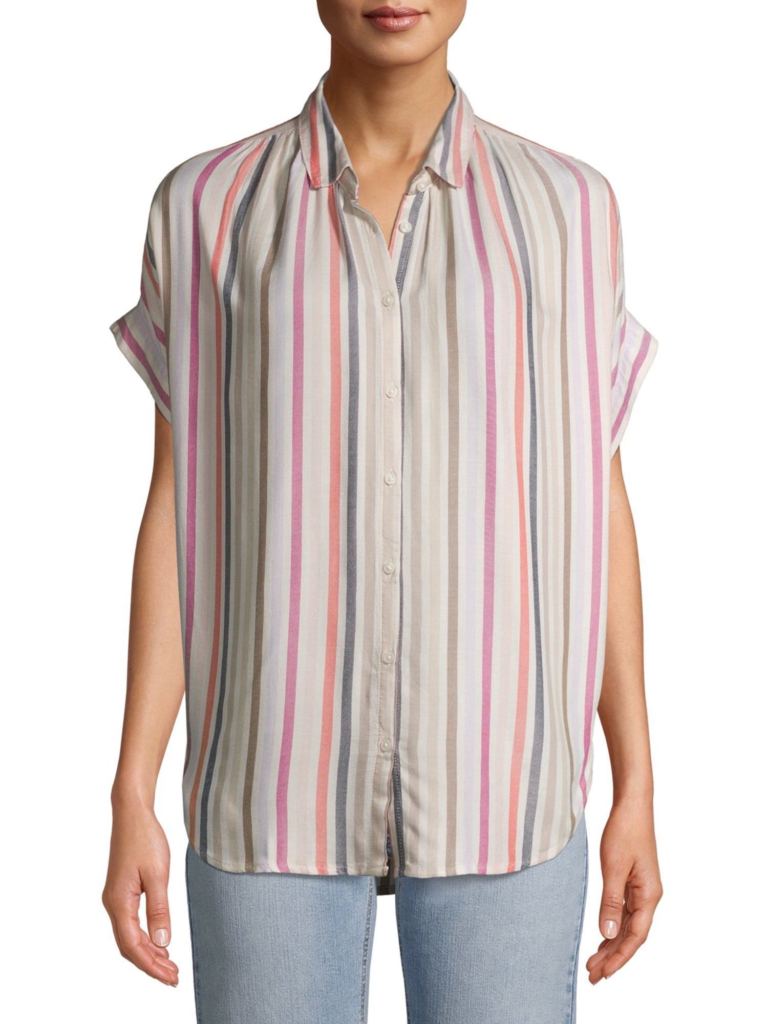 women's button front shirt