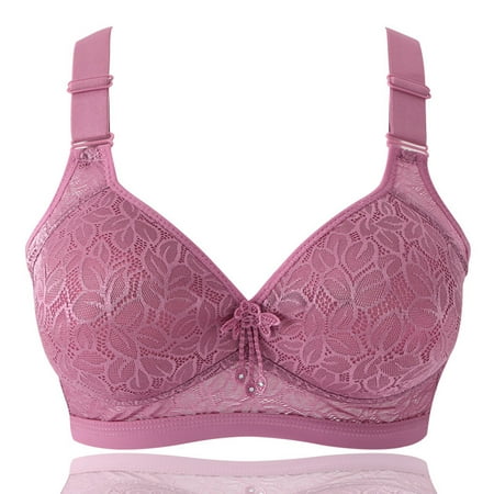 

Summer Savings Clearance! 2023 TUOBARR Bras for Womens Solid Lingerie Bras Plus Size Underwear Bralette Bras Comfortable Bra Purple