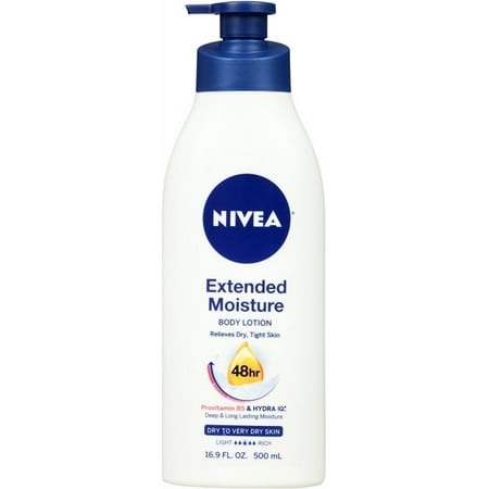 NIVEA Extended Moisture Body Lotion, 16.9 oz (Pack of 2)