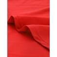 thumbnail image 5 of Unique Bargains Jupe Longue Maxi Élastique à la Taille Fendue pour Femmes, Rouge, G, 5 of 5