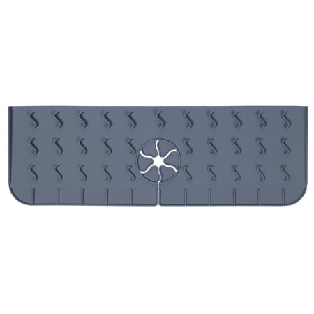 

Sunisery Kitchen Sink Splash Guard Reusable Silicone Wraparound Splash-Proof Drying Mat
