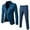 BU2, variant on TBWNWG Men's Slim Fit Three Piece Suit for Business Wedding and Formal Party Events with Vest Pants and Tailored Coat,Sizes M