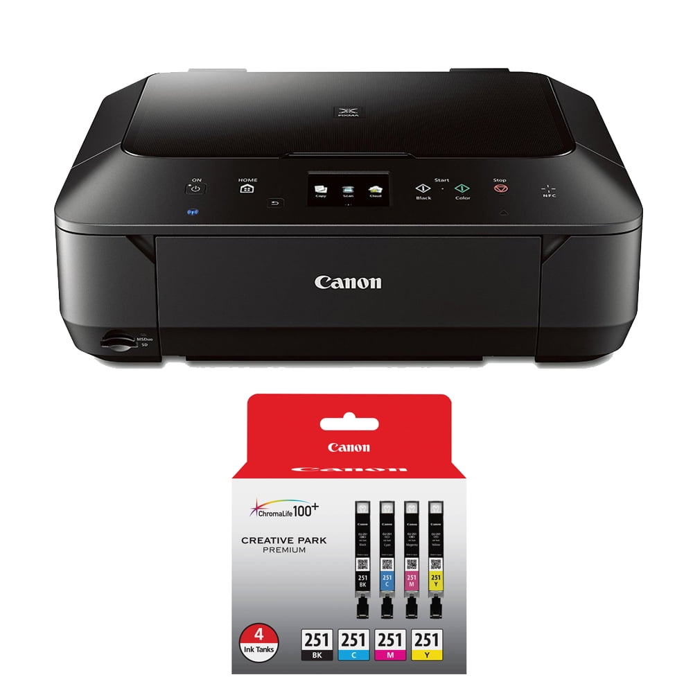 [Hisaint] 4 PK Black Printer Ink Cartridge For Canon 425 PGI 425 For Pixma MG5140 MG6240 MG8240