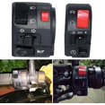 thumbnail image 2 of 1 Pair Motorcycle Switch Handlebar Controller Switch Motorbike Horn Turn Signal Start Switch Button, 2 of 5