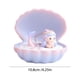 thumbnail image 2 of Seashell Mermaid Night Light Craft Sirenas Estatua Decoración Decoración de escritorio, 2 of 6