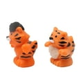 thumbnail image 2 of Replacement Parts for Collectible Fisher-Price Little People Noah's Ark, Zoo or Circus Playset K0725 - Replacement Orange and Black Stripe Tiger Figures with Touch and Feel Fur on Head and Belly, 2 of 5