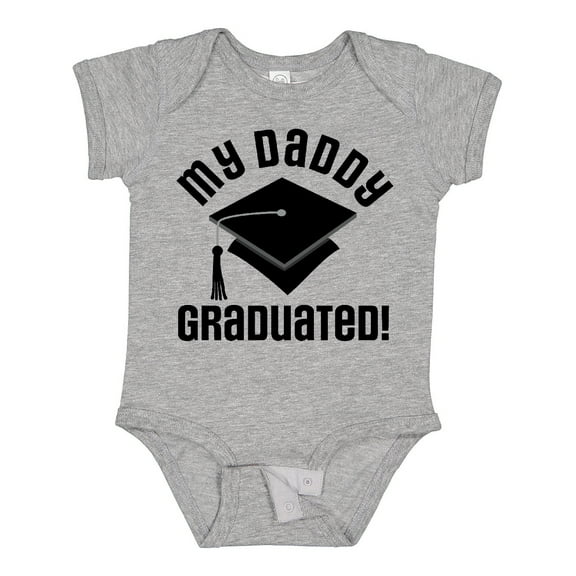 Inktastic My Daddy Graduated College Graduate Boys or Girls Baby Bodysuit