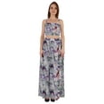 thumbnail image 5 of Bimba 2 Pcs Sexy Beach Party Wear Dress For Womens Printed Smocked Crop Top & Long Skirt CoordSet, 5 of 7